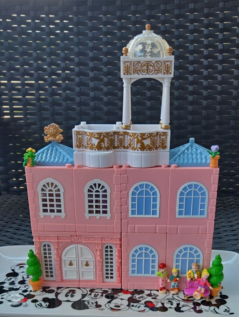 ✨️VTG Bluebird 1999 Polly Pocket Deluxe Mansion Dream Builders 95% Complete EUC✨